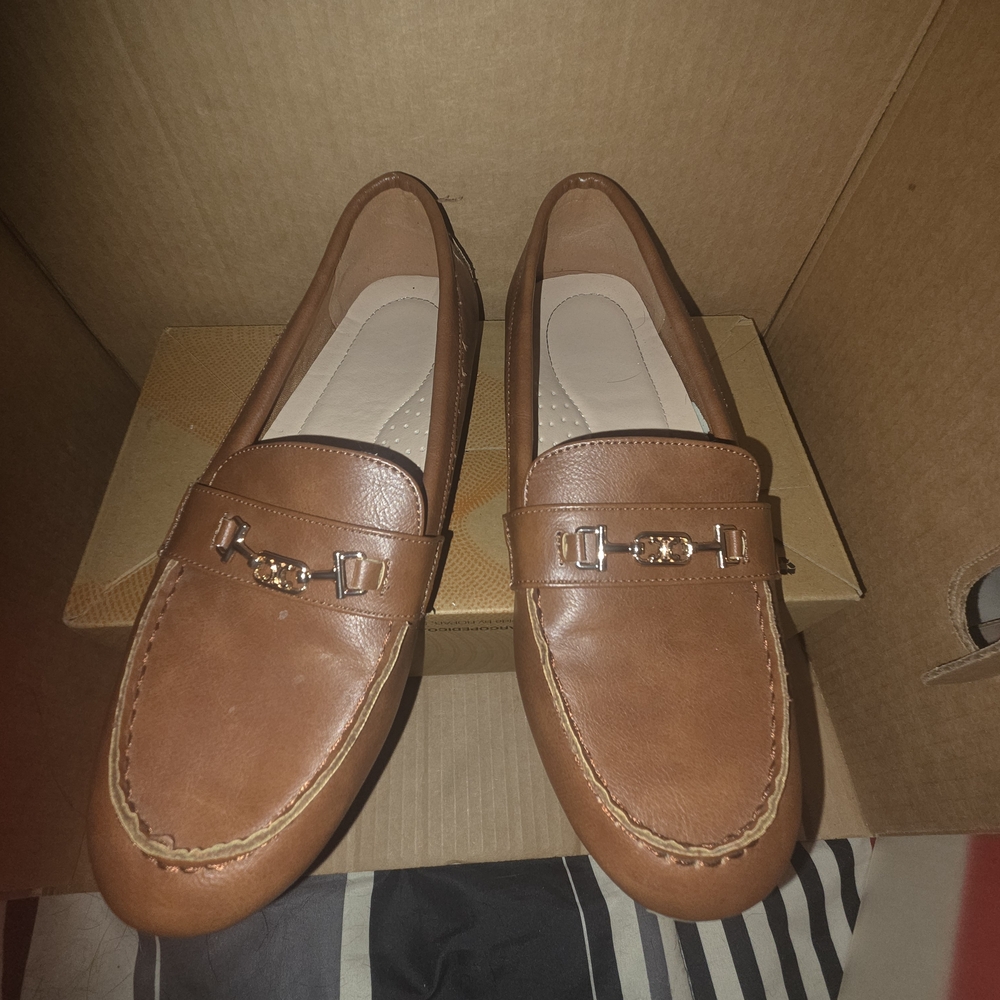 Classic Tan Leather Loafers